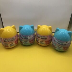 Lot Of 4 Squishmallows Squishville Series 3 Mystery Toys Ages 3+ Yrs New Sealed
